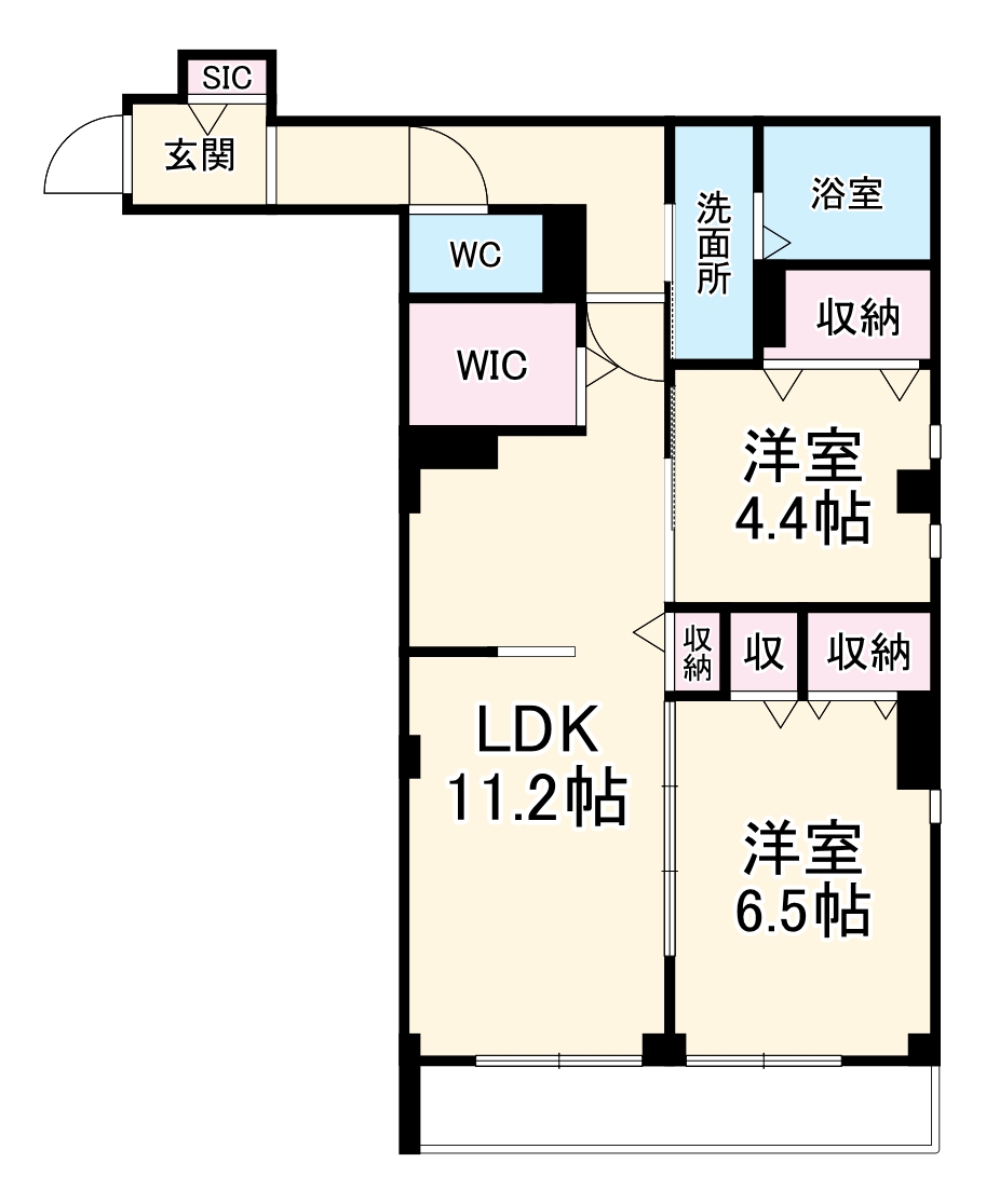 LA・FELICE(ラ・フェリーチェ)の間取り