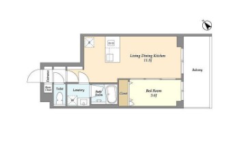 オープンブルーム和光の間取り