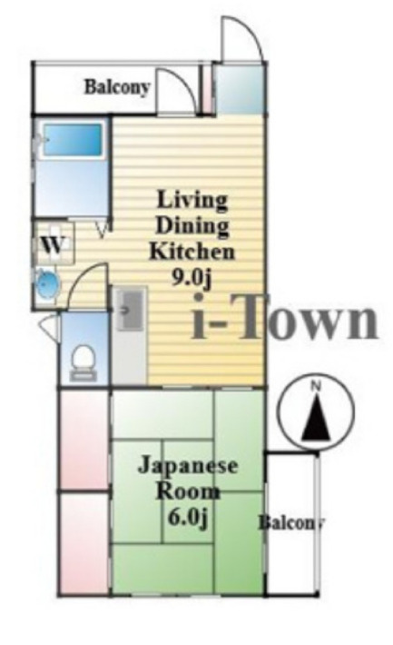 お花茶屋マンションの間取り