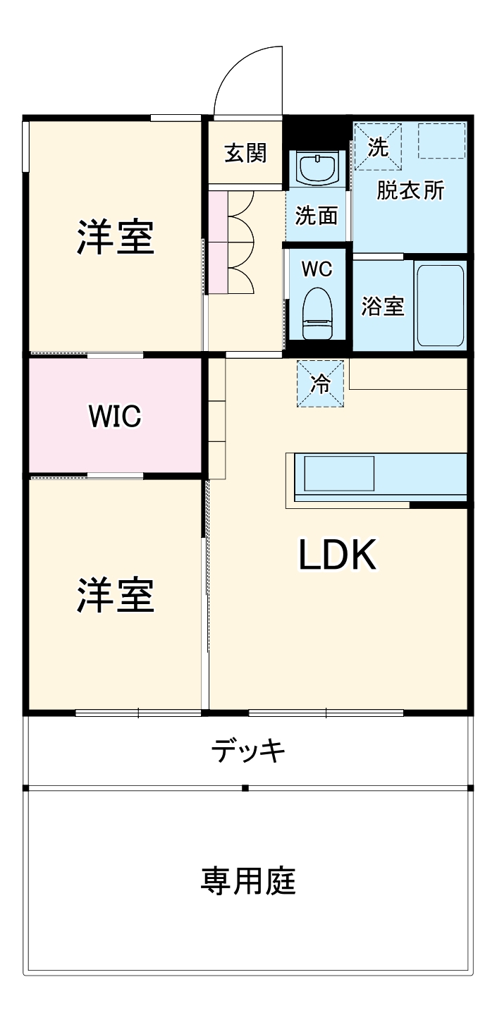 木造マンション 断熱等級7の間取り
