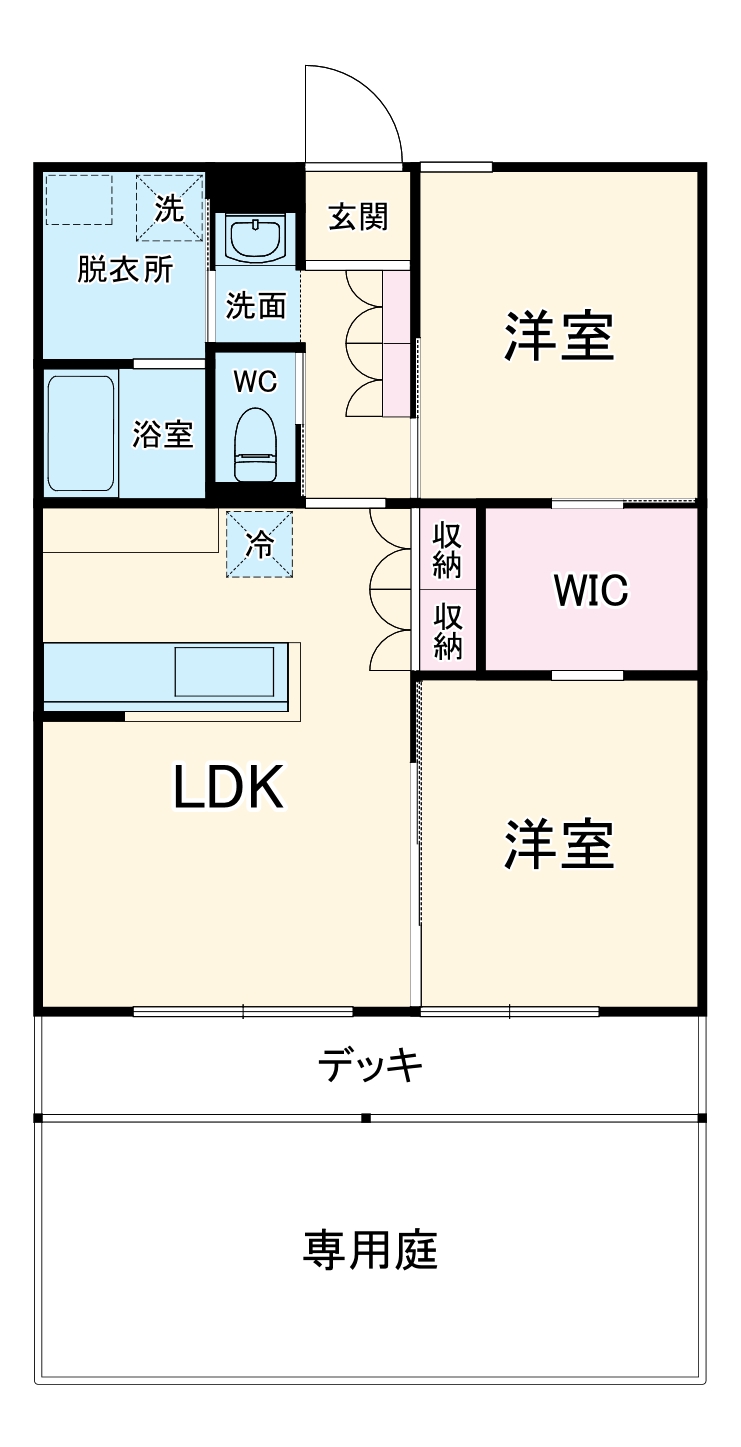 木造マンション 断熱等級7の間取り