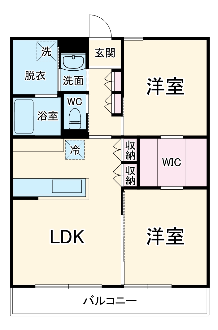 木造マンション 断熱等級7の間取り