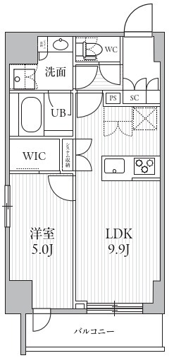シーズンフラッツ滝野川の間取り
