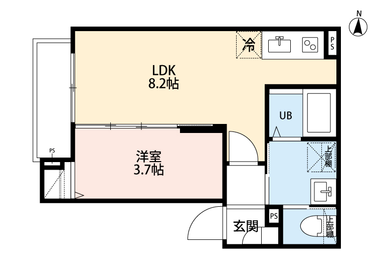 robot home 東尾久の間取り