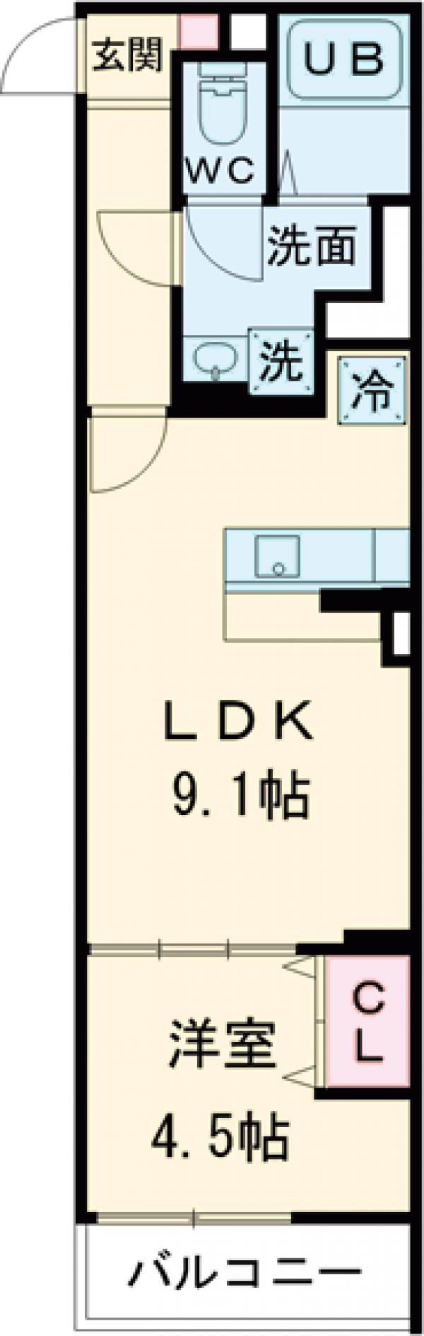 イクシオ南篠崎の間取り