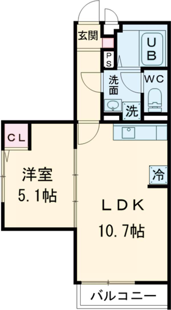 イクシオ南篠崎の間取り