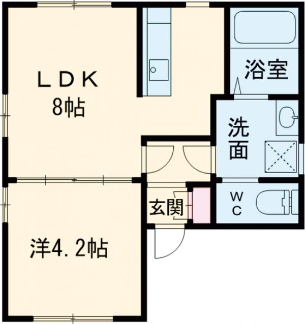 opus南大井の間取り