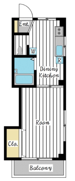 卯辰ハイツの間取り