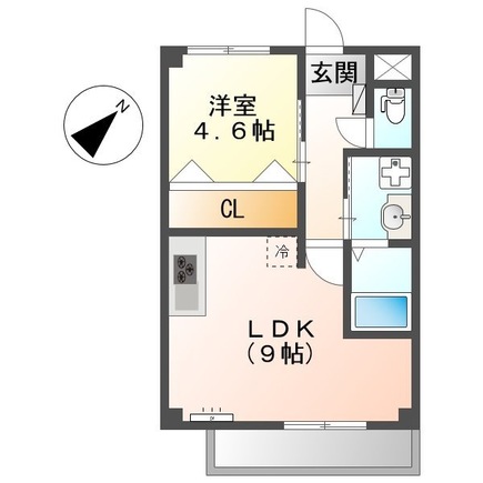 コート・ブリィス長津田の間取り