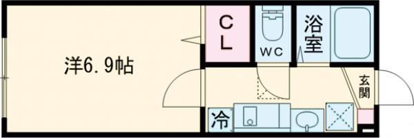 レーヴ・KOIWAの間取り