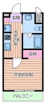 リベルテ東浦和の間取り