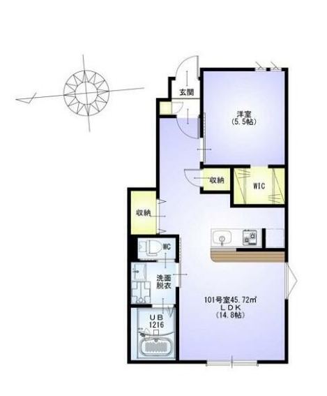 VILLEST 溝の口 NORTHの間取り