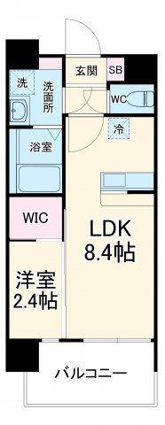 セレニテ梅田北アリエ壱番館の間取り
