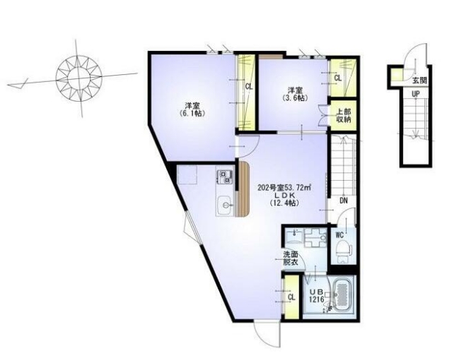 VILLEST 溝の口 NORTHの間取り