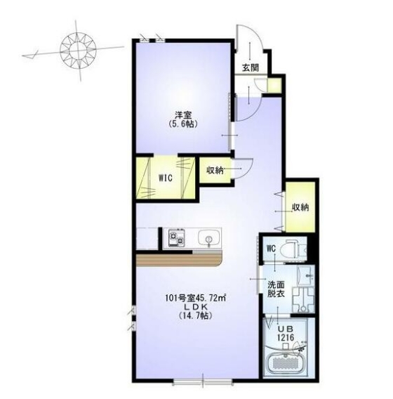 VILLEST 溝の口 SOUTHの間取り