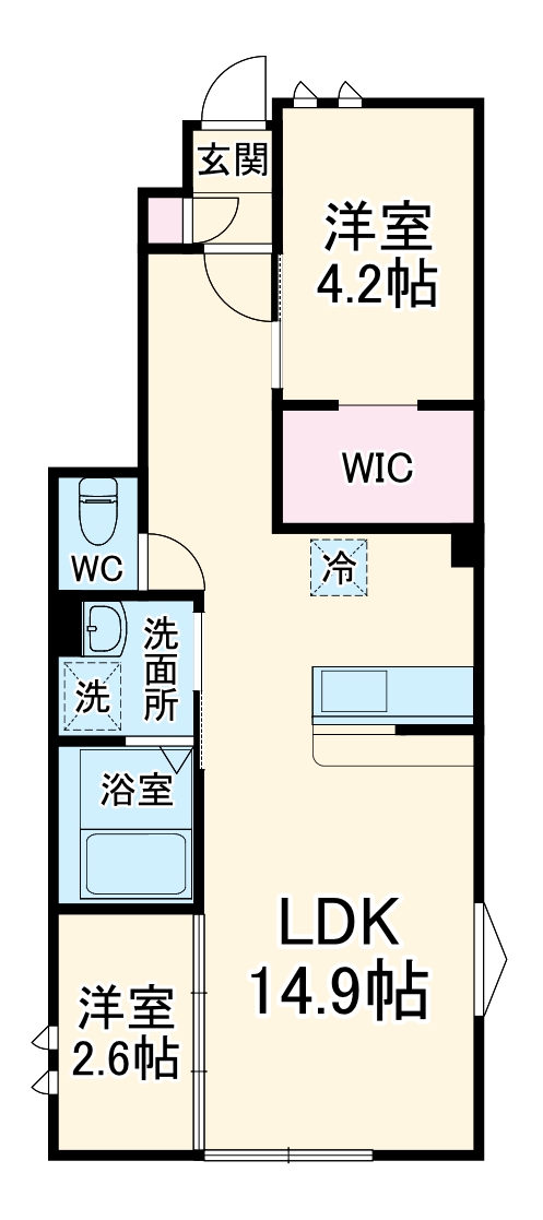 VILLEST 溝の口 SOUTHの間取り