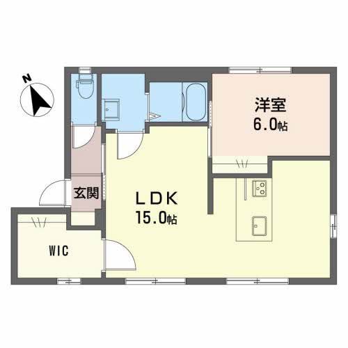 M.Mハイツ374B の間取り