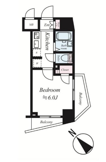 ARTESSIMOAQUALINKVISTAの間取り