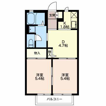 ソフィアコートSの間取り