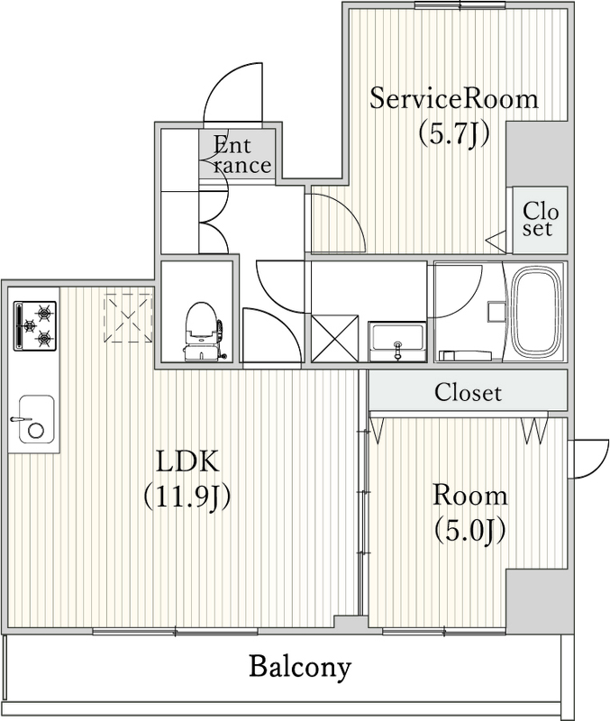 CITY PRIME 南千住の間取り