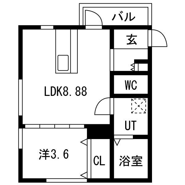 ALIVIA神沢の間取り