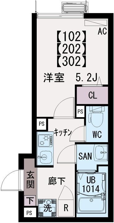 イクシオ上一色の間取り