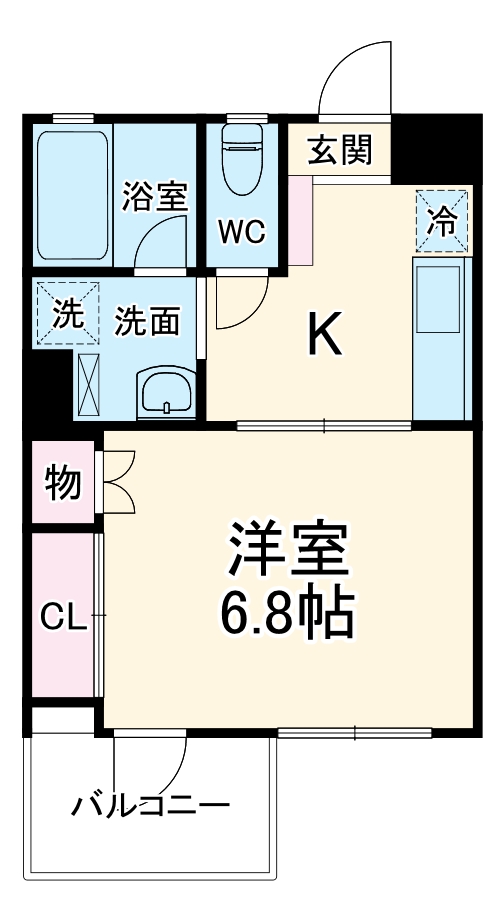 クリビア湘南の間取り