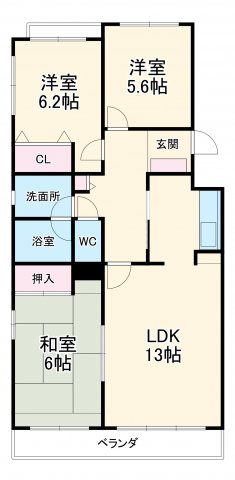 パークノヴァ藤森の間取り