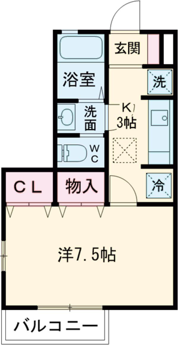 グランセーヌⅡの間取り