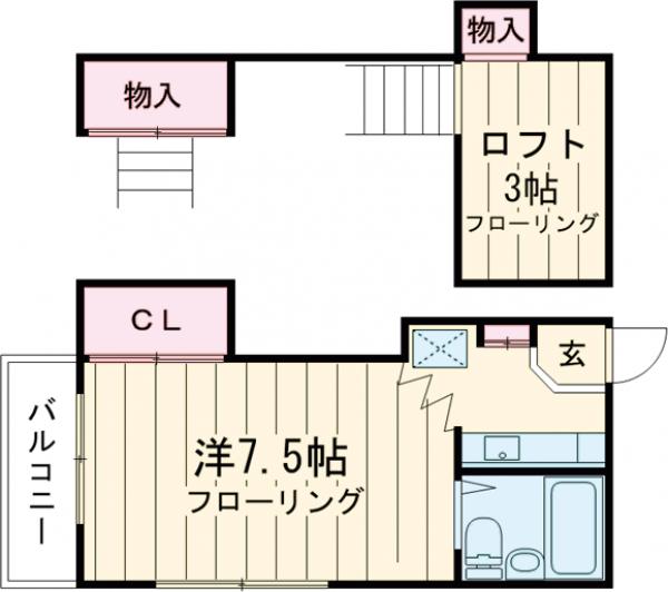 リヴレーヌ56の間取り