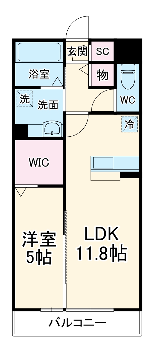 サンボナールの間取り