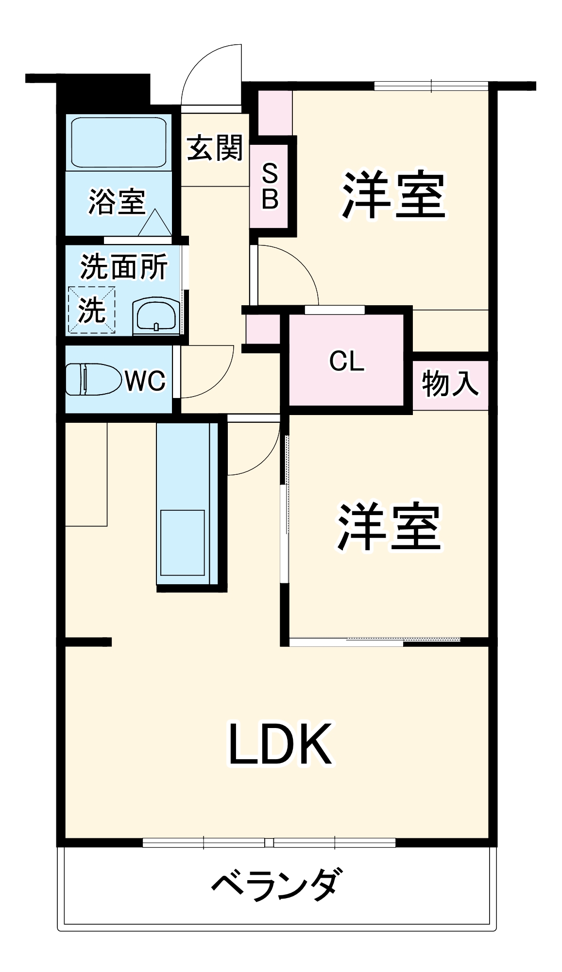 正和マンションの間取り