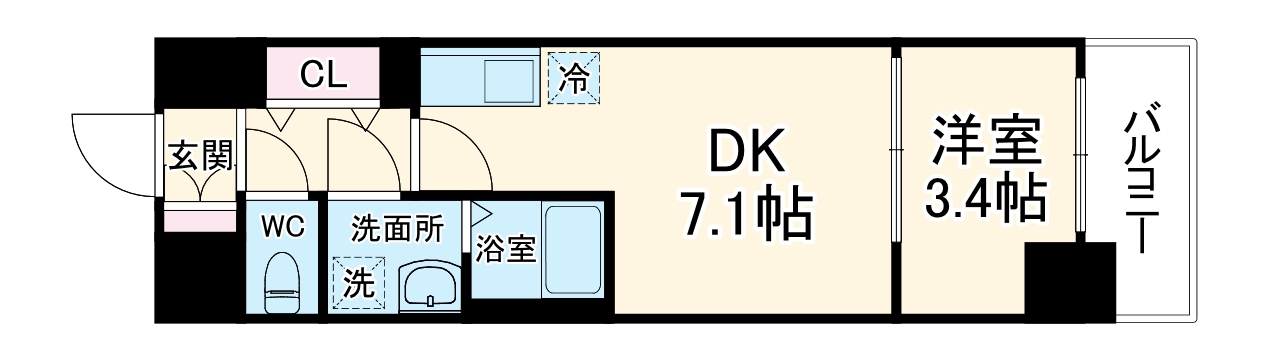 ArtizA金山の間取り