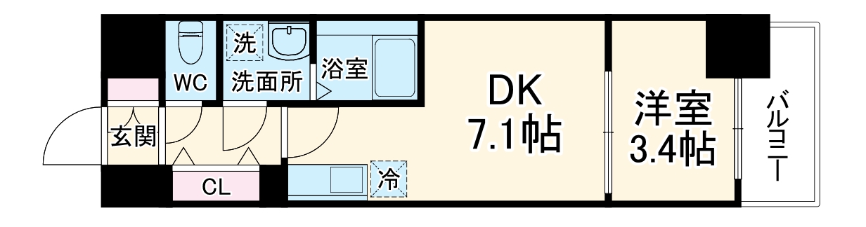 ArtizA金山の間取り