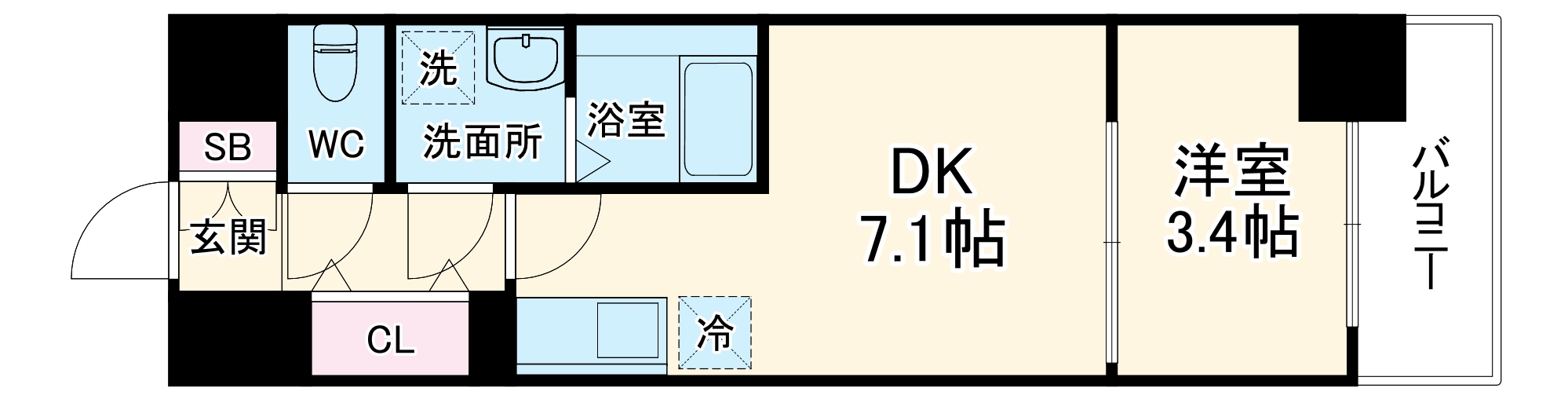 ArtizA金山の間取り