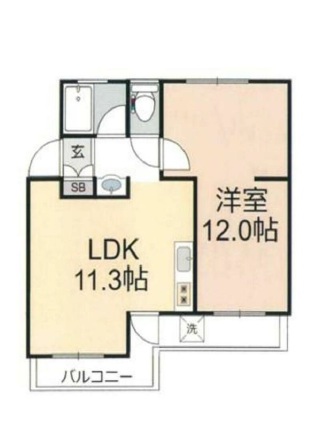 稲毛団地9号棟の間取り