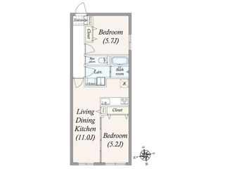 GRAN PASEO大井町の間取り