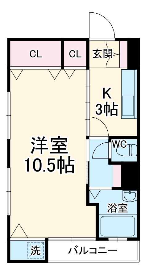 山手コーポラスの間取り