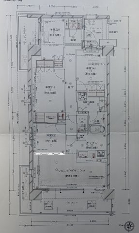 ドレッセ中央林間カレントコートの間取り
