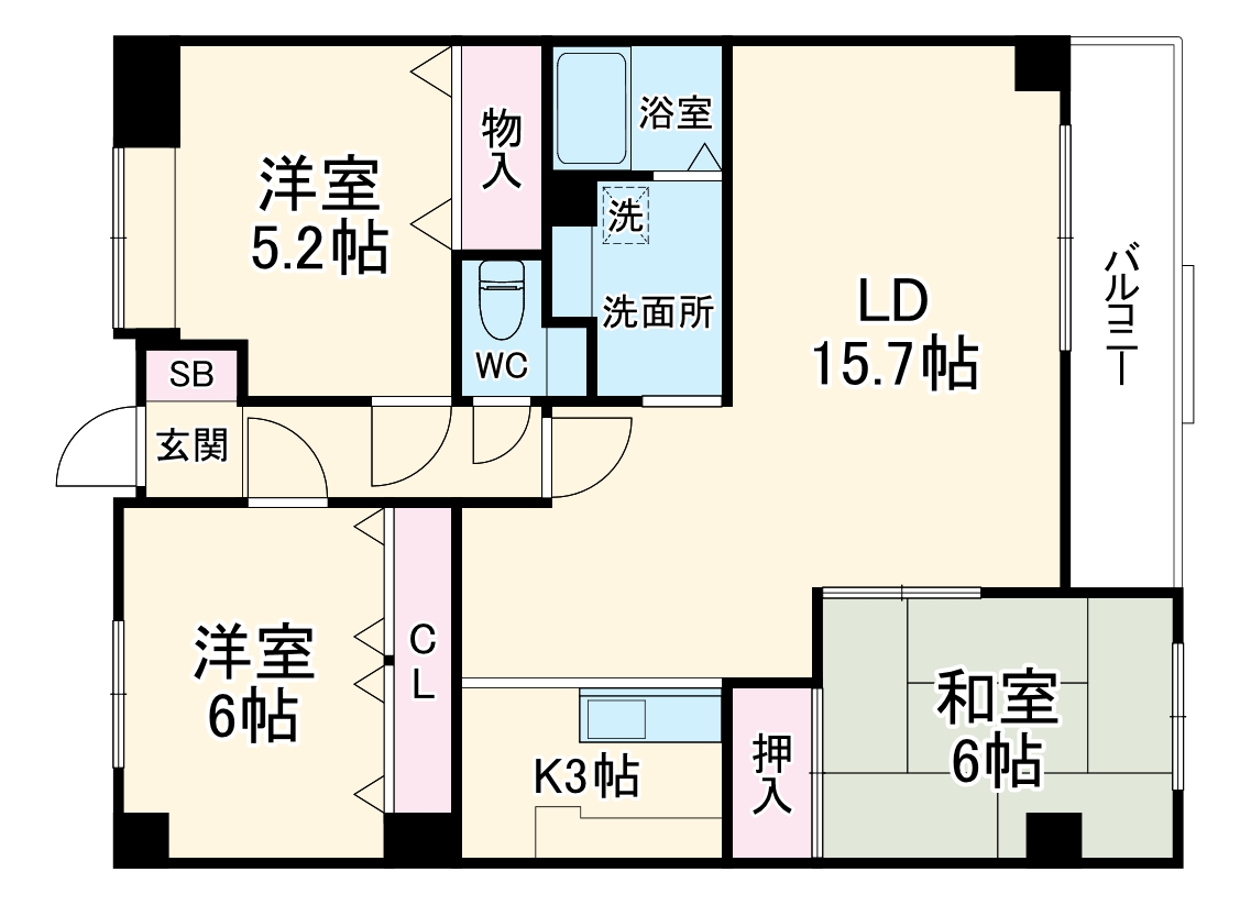 TAM’S COURTの間取り