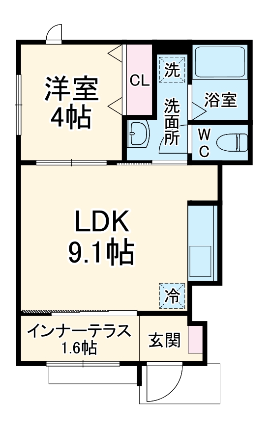 宮前区有馬8丁目新築アパート(仮の間取り