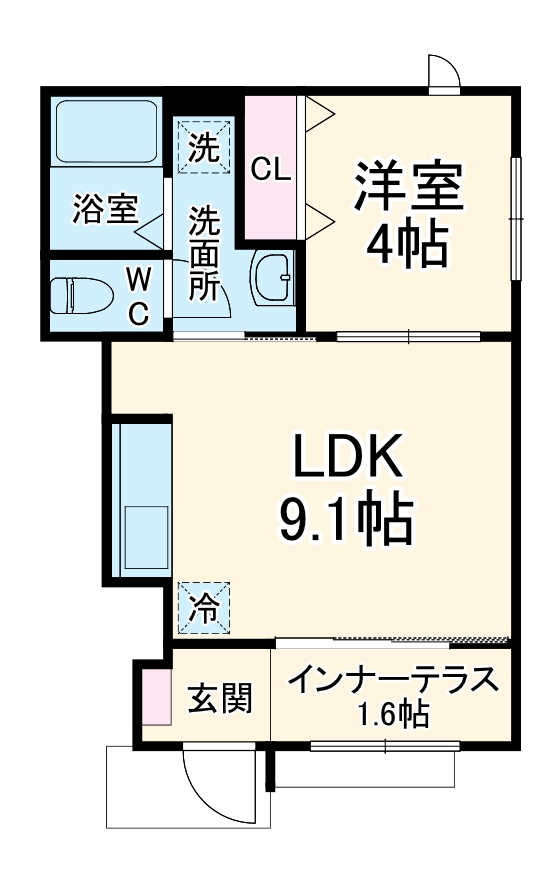 宮前区有馬8丁目新築アパート(仮の間取り