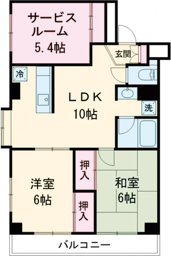 レナジア保木間の間取り