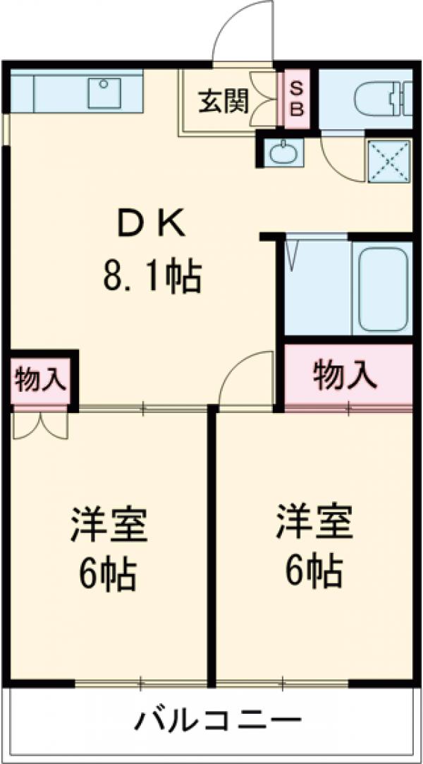 レナジア保木間の間取り
