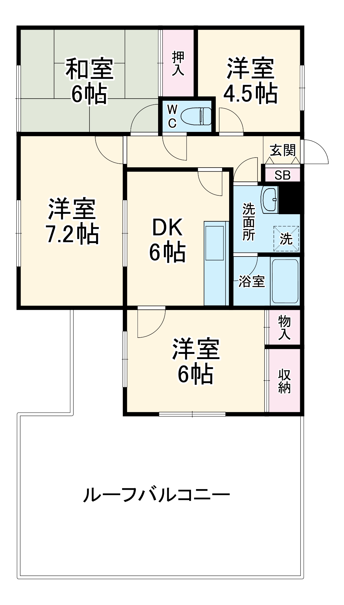 藤マンションの間取り