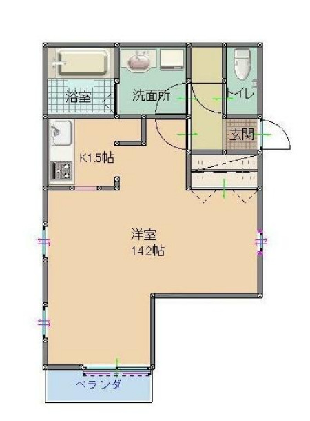 Y’sファーストの間取り