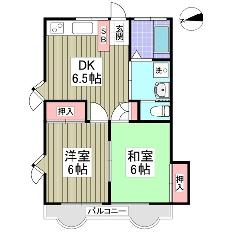シャルマン土屋の間取り