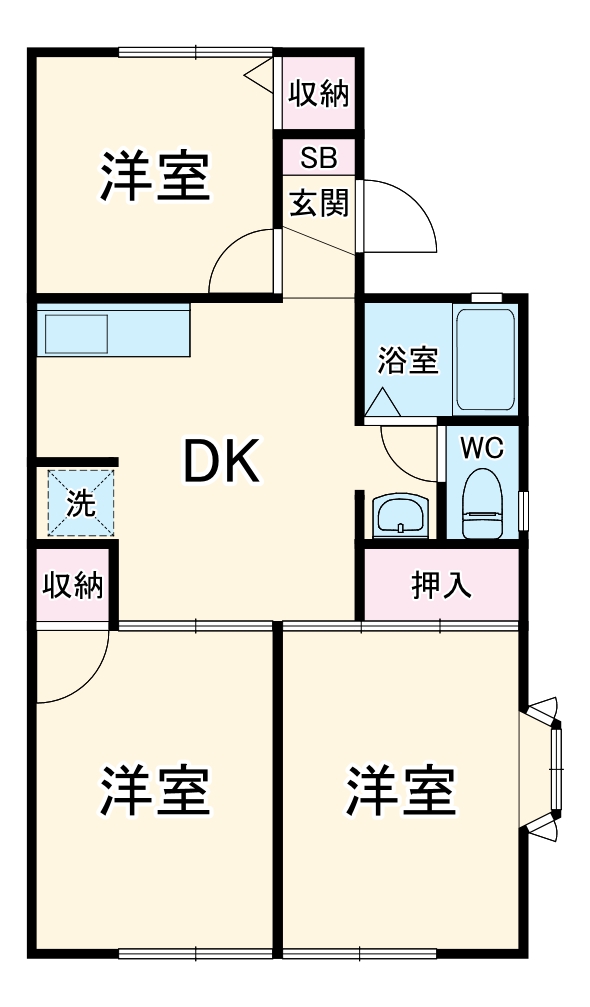 グリーンパークタカノの間取り
