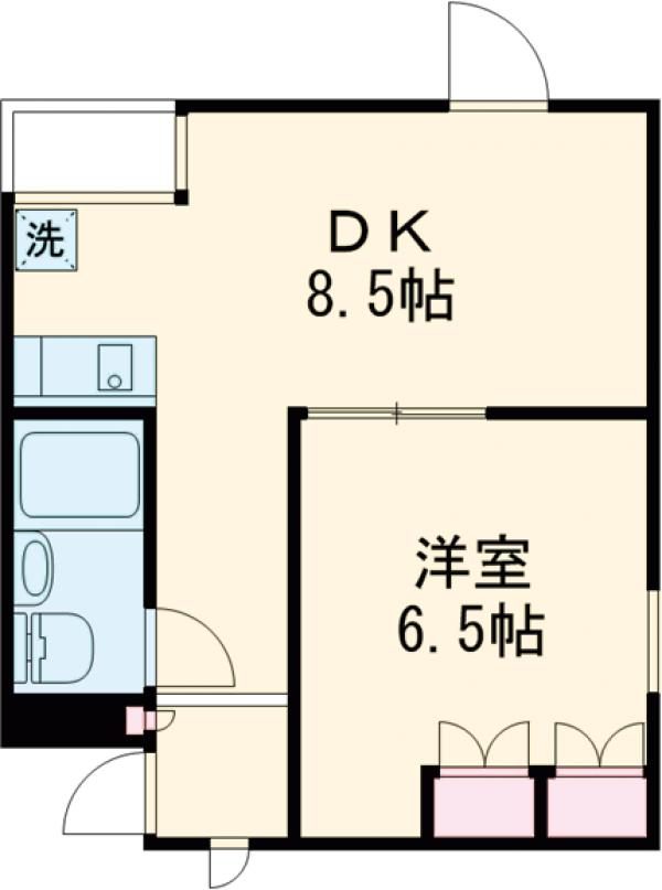 カメリア調布の間取り