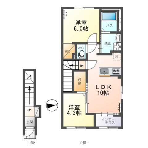 カームハウス(Calm House)の間取り